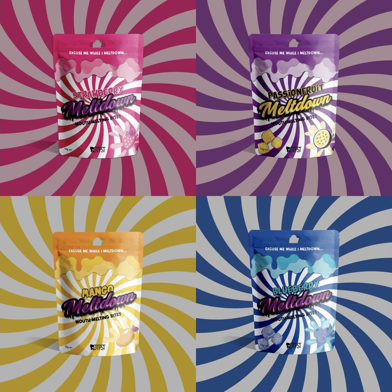 Healthy fruit lollies